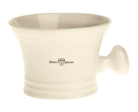 
Edwin Jagger Ivory Porcelain Shaving Soap Bowl With Handle
