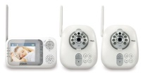 
VTech Communications Safe and Sound 2 Camera Video and Audio Baby Monitor
